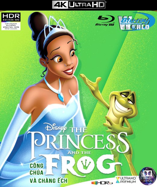 4KUHD-503. Princess And Tthe Frog - Công Chúa Và Chàng Ếch 4K-66G (TRUE- HD 7.1 DOLBY ATMOS - HDR 10+)